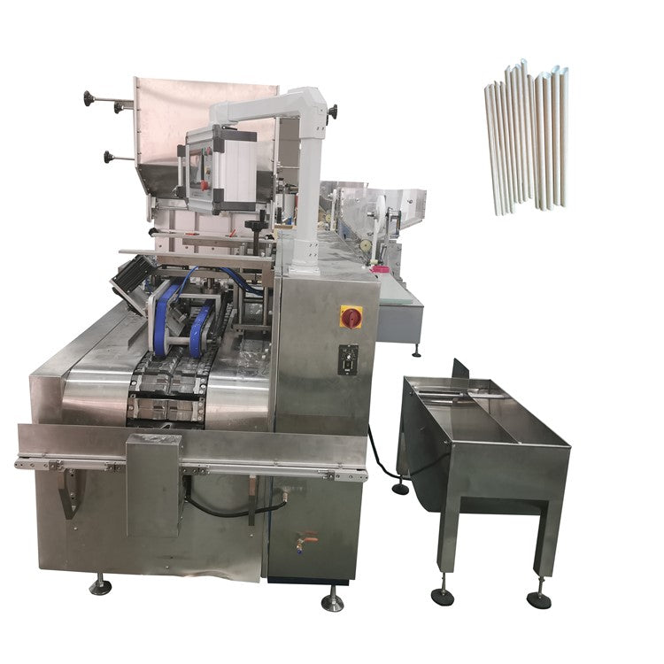 Automatic sharped paper straw machine