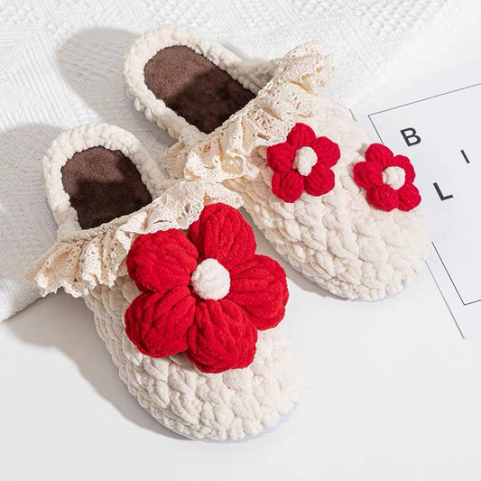 Handmade woolen home slippers